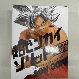 Dragon Ball Super Son Goku Action Figure - Silver and Orange